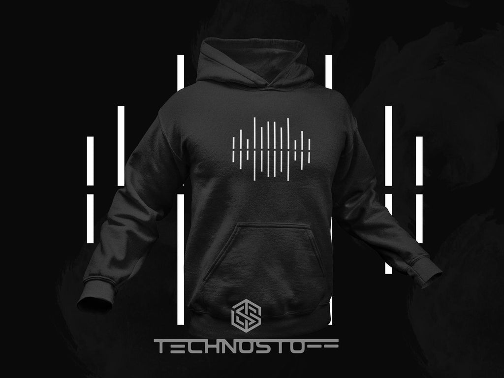 Techno Wave Premium Hoodie unsiex