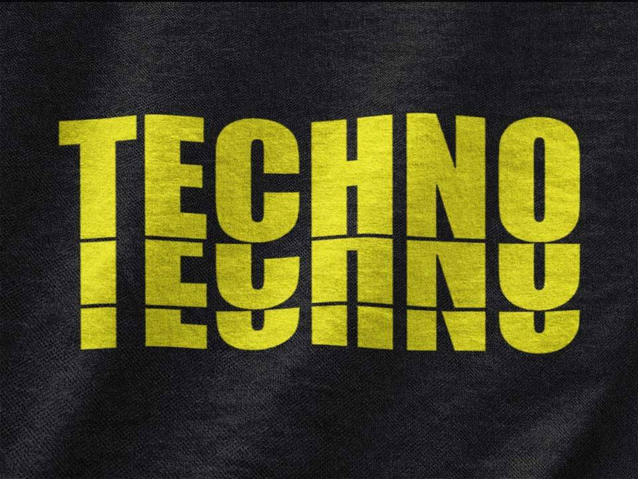 Yellow Techno Motiv