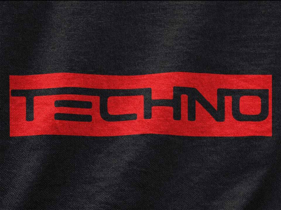 Red Techno Stripe T-Shirt