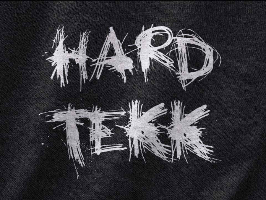 Scratched Hardtekk Motiv von Technostoff
