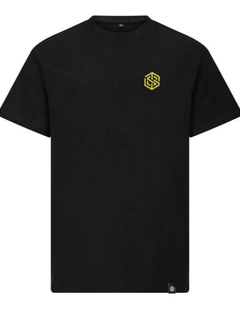 Don't Invite Me To The Afters Oversized T-Shirt in schwarz, Mockup Frontansicht