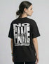 NO FAME T-Shirt (unisex, schwarz)