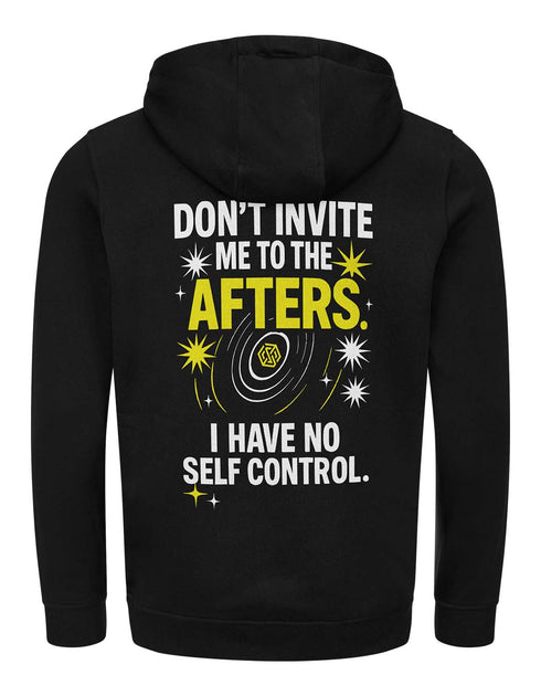 Don't Invite Me Premium Zip Hoodie (black, unisex)