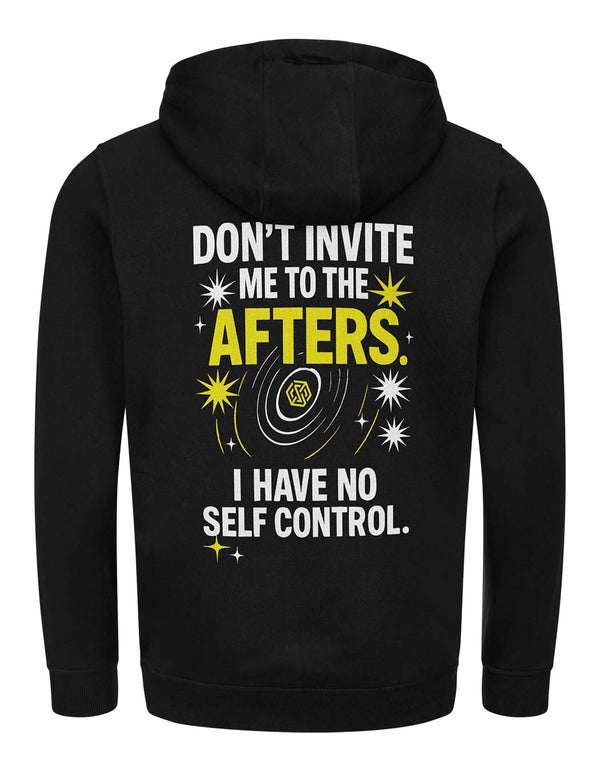 Don't Invite Me Premium Zip Hoodie (black, unisex)