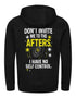 Don't Invite Me Premium Zip Hoodie (black, unisex)