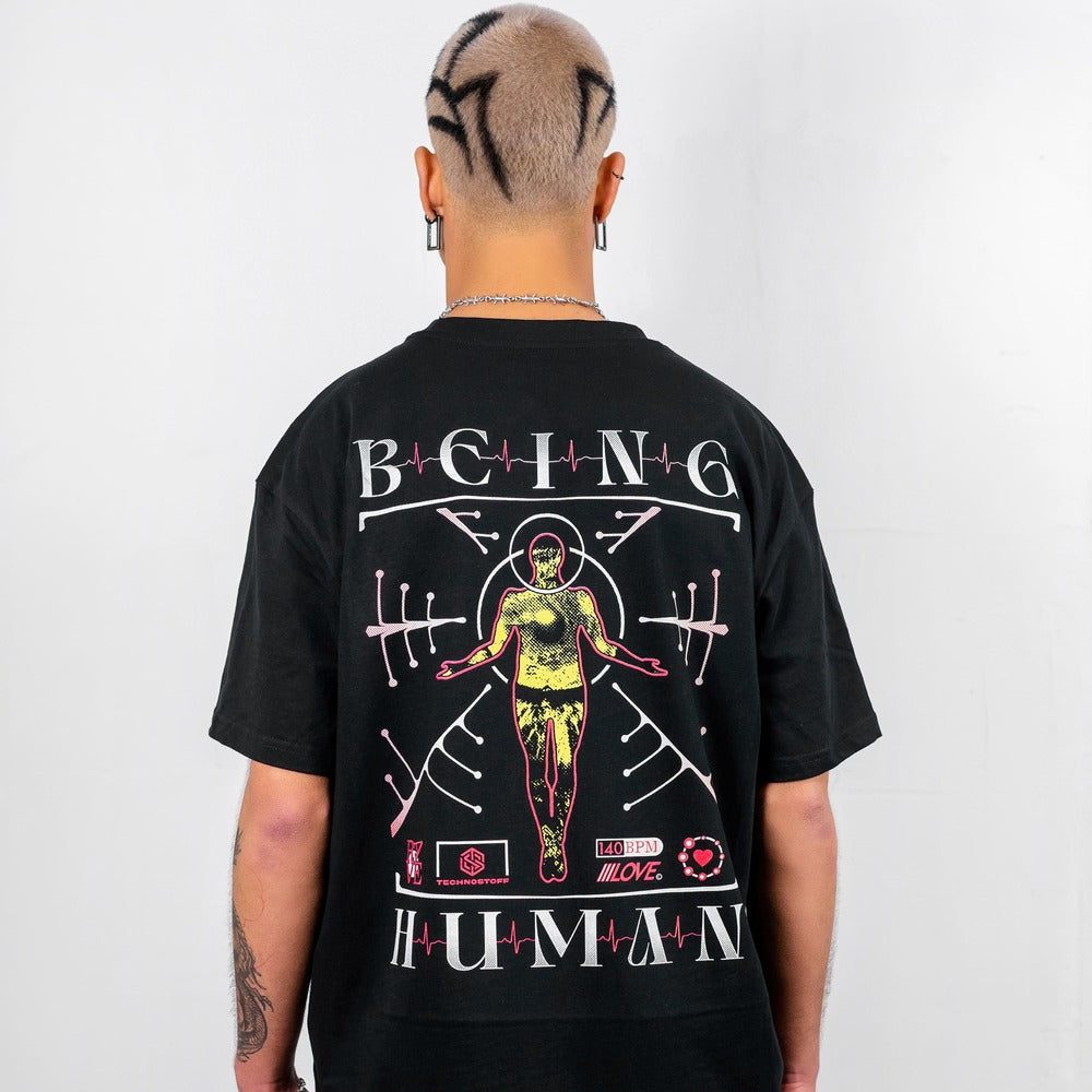Being Human T-Shirt (unisex, negro)