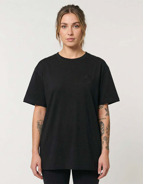 LIMITED Embroidery T-Shirt (gratis ab 100 € Bestellwert) (unisex, schwarz)