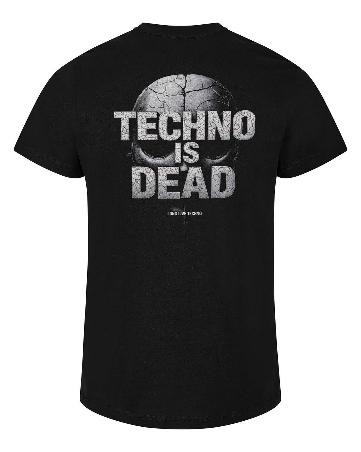 Techno is Dead Mask - Long Live Techno T-Shirt (unisex, schwarz)