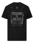 Koszulka Techno is Dead Necromant - Long Live Techno (unisex, schwarz)