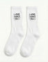 Line Dance bestickte Socken (black/white)