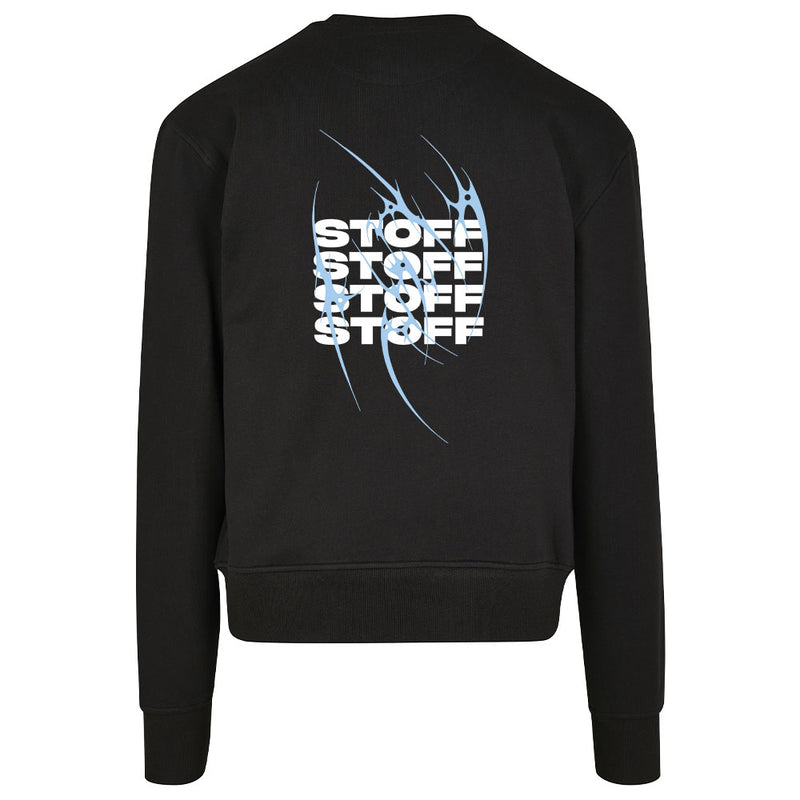 Stoff⁴ Sweater (czarny, unisex)