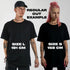 Regular Cut unisex T-Shirts, Beispiel am Model