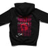 Bloody Hand Zip Hoodie (black, unisex)