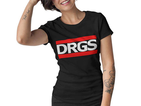 DRGS T-Shirt in schwarz für Frauen