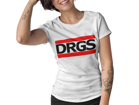 DRGS T-Shirt in weiß für Frauen
