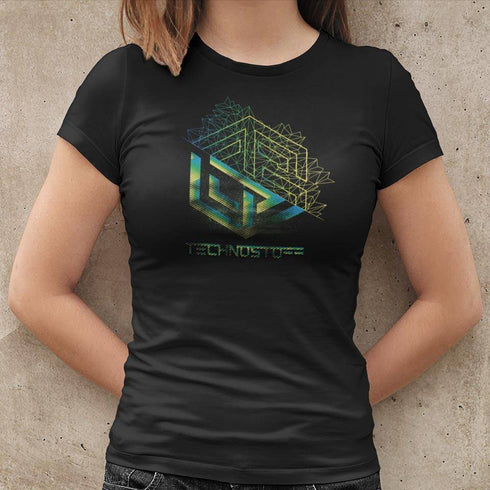 Synthwave Metamorphosis T-Shirt für Frauen