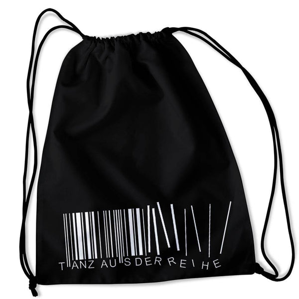 Tanz aus der Reihe Turnbeutel in schwarz für Raver und Festivals