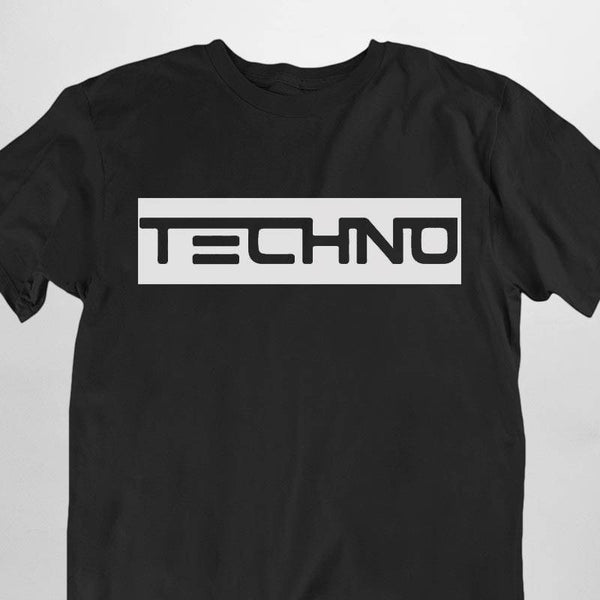 Techno Stripe Streifen T-Shirt für Raver auf Festival