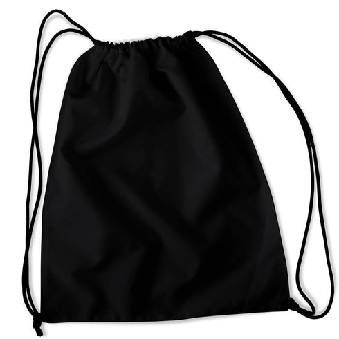 Schwarzer Turnbeutel