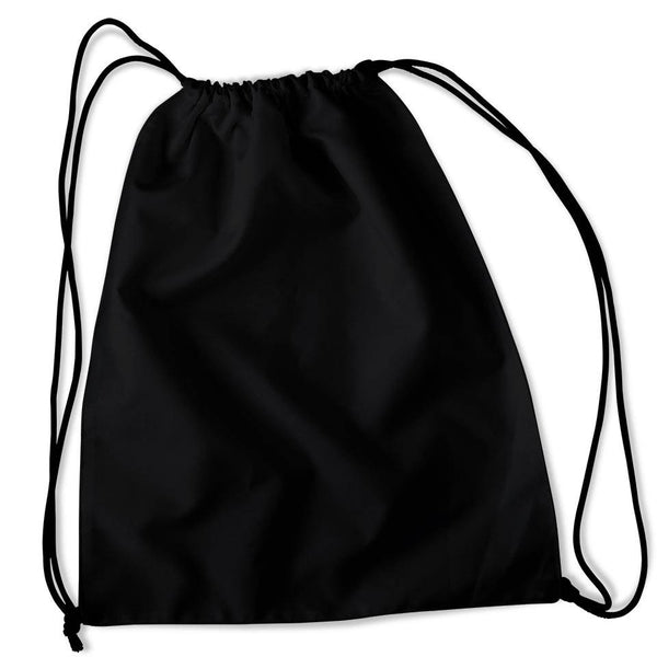 Schwarzer Turnbeutel