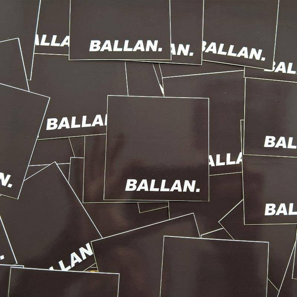 Ballan. Rave und Techno Aufkleber Paket