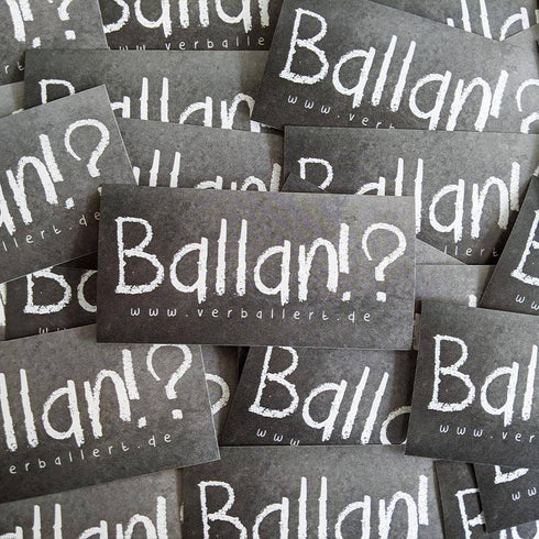 Ballan!? Techno und Rave Sticker Paket