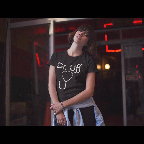 Dr. Uff T-Shirt schwarz Frauen