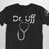 Dr. Uff Druff T-Shirt für Männer in schwarz