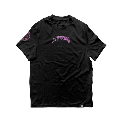 Technostoff Firehand Oversized T-Shirt unisex in schwarz von vorne