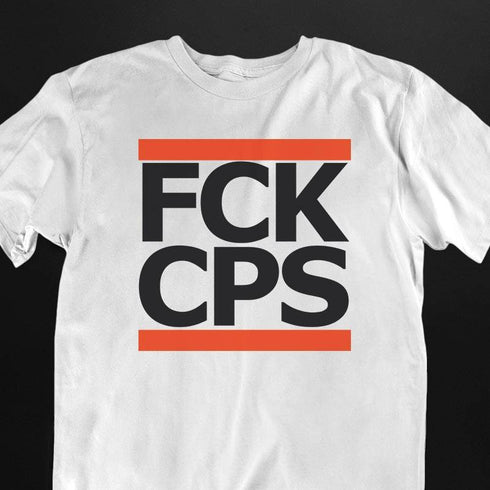 FCK CPS Fuck Cops T-Shirt in weiß ACAB für Männer
