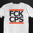 FCK CPS Fuck Cops T-Shirt in weiß ACAB für Männer