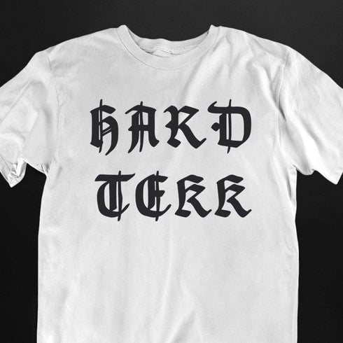 Old Hard Tekk T-Shirt in weiß für Hardtekk Männer