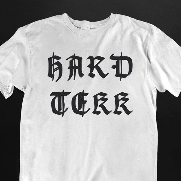 Old Hard Tekk T-Shirt in weiß für Hardtekk Männer