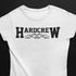 weißes Hardcrew T-Shirt für Frauen