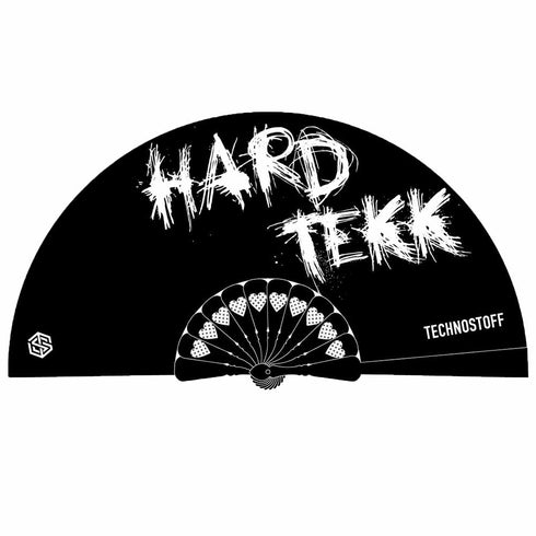 Hardtekk Fächer von Technostoff Hard Tekk Handfächer