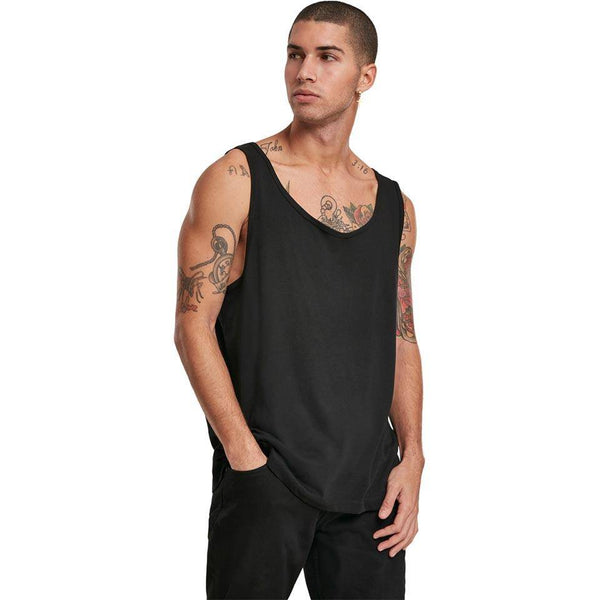 Schwarzes loose Tank Top