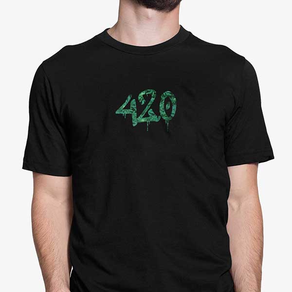 420 Kiffer T-Shirt für Männer