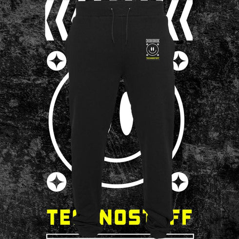 Minimalism Techno Joggingshose für Raver von vorne
