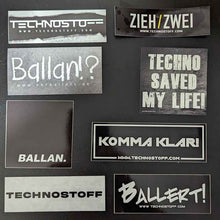 Set misto di sticker Techno & Rave