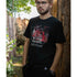 Mann in nocturnal Astronaut regular T-Shirt in schwarz in unisex