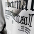 Nocturnal White Premium Hoodie von Technostoff Close Up