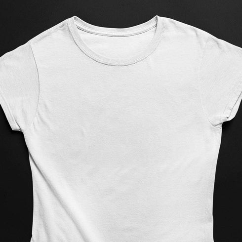 Komplett weißes T-Shirt für Raver und Festival Pure White