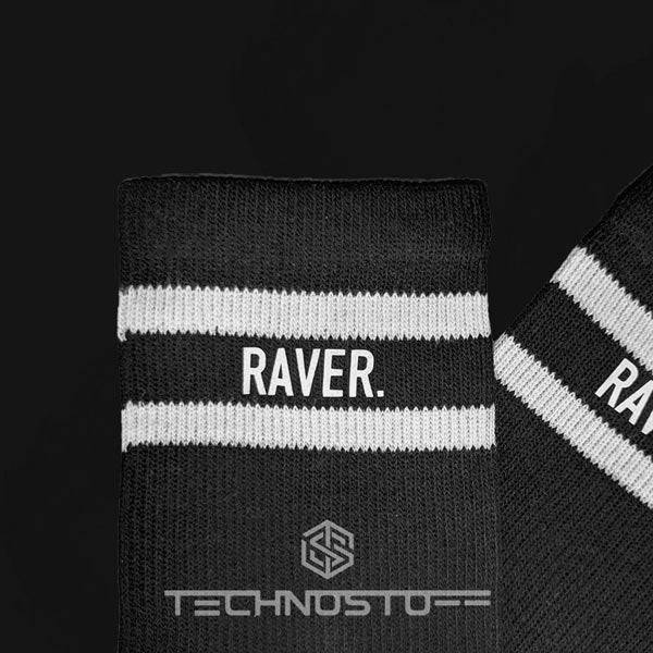 RAVER Techno Rave Socken für Festival, Club oder Afterhour