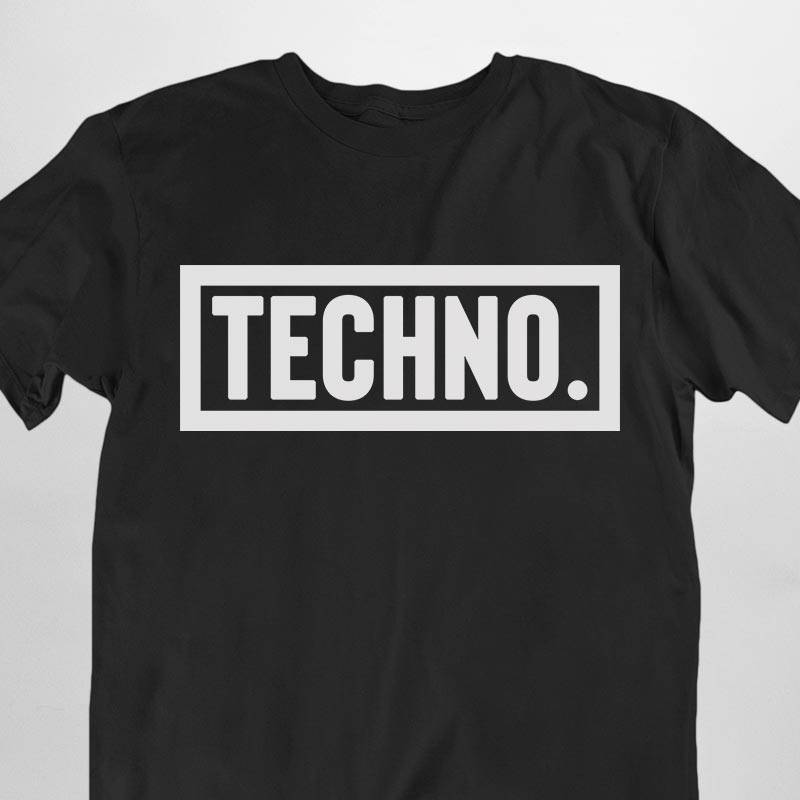 Techno Dot T-Shirt (noir ou blanc / unisex)