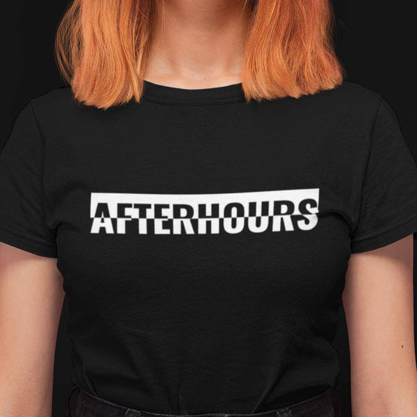Afterhours Rave Festival T-Shirt für Techno Frauen in schwarz