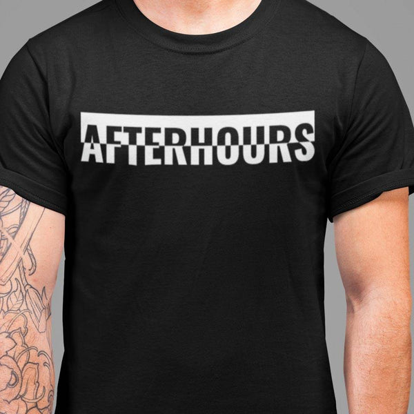 Afterhours Rave Festival T-Shirt für Techno Männer in schwarz