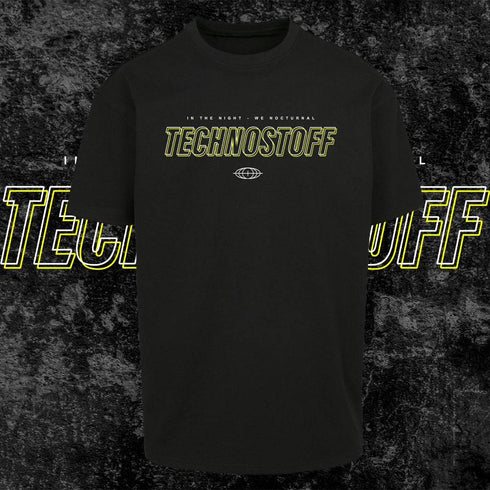 Signature Techno Oversize T-Shirt von vorne