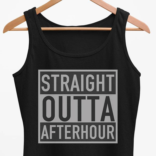 Straight Outta Afterhour Tank Top für Techno Festivals