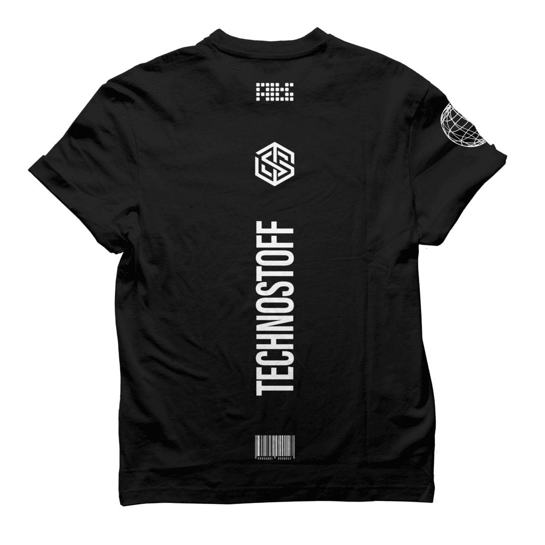 Stripe T-Shirt (regular, unisex, nero)