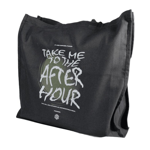 Take Me To The Afterhour Tote Bag Stoffbeutel Schrägansicht